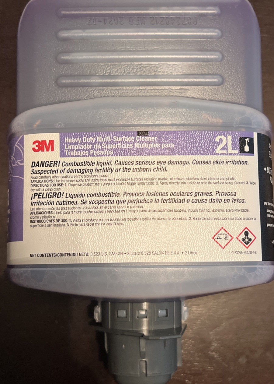 3M Cleaner Concentrate Heavy Duty Multi Surface 2 Liters – Twist Fill 3M 2L