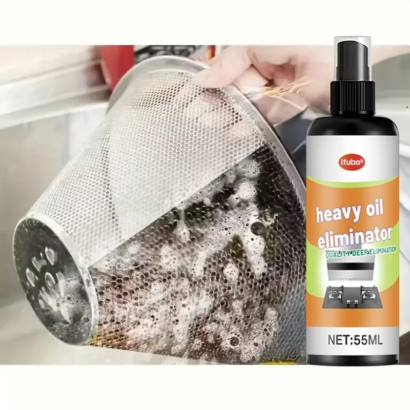 IFUBO Heavy Oil Eliminator 55ML Kitchen Degreaser Cleaner Range Hood Stove Tile