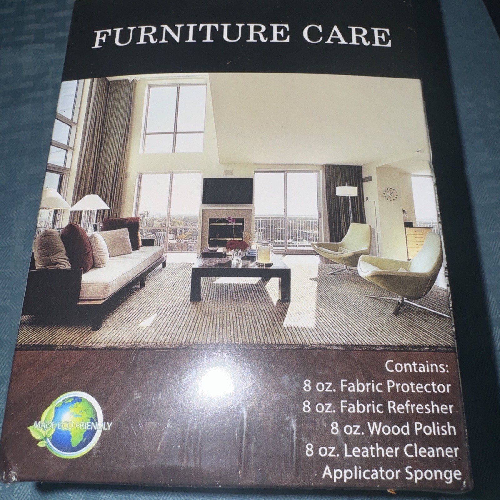 FCP Furniture Care Protection Kit Leather Fabric Wood New Sealed