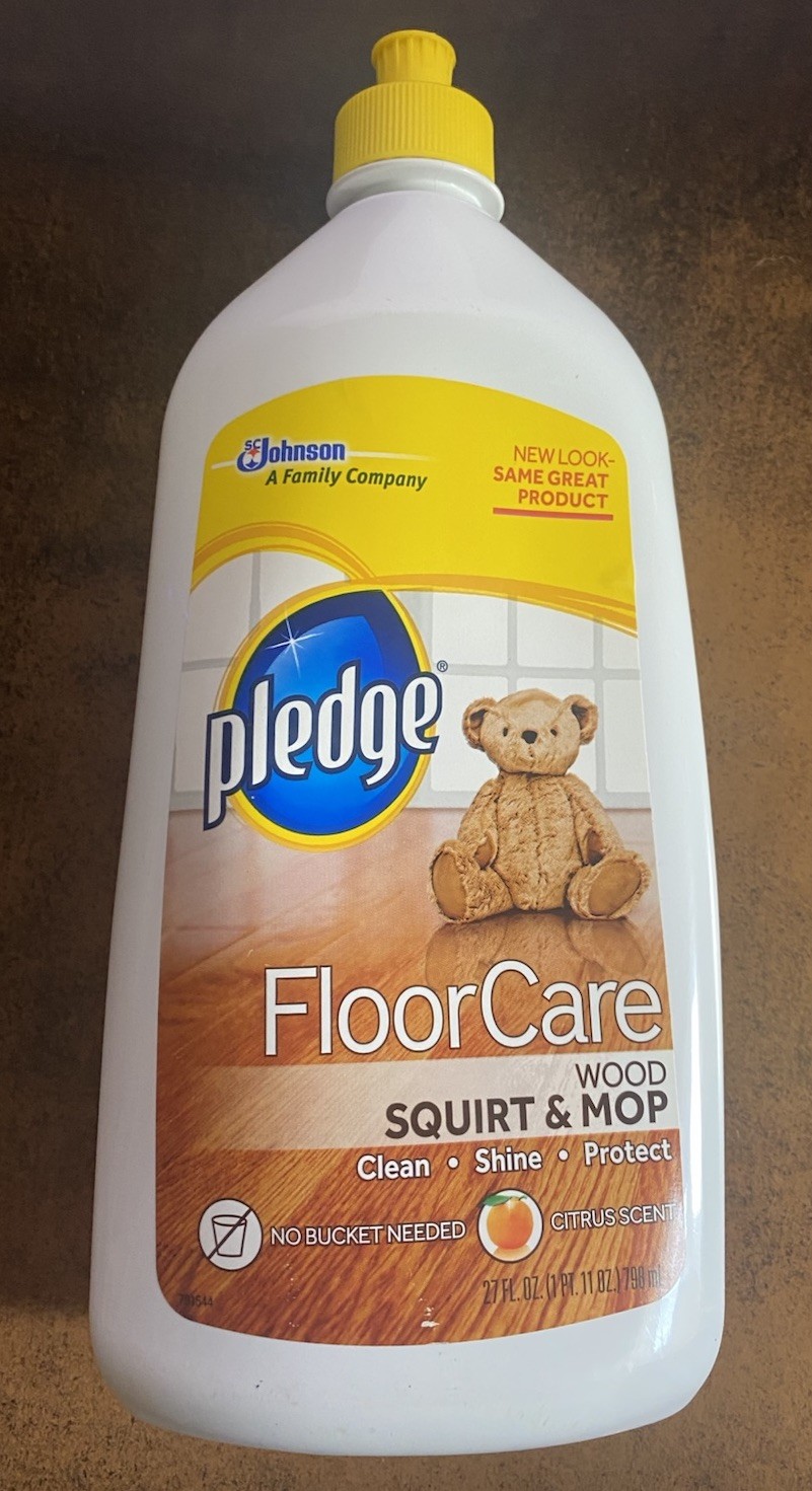 Pledge Floor Care WOOD Squirt & Mop Clean Shine 27oz Citrus Scent DISCONTINUED