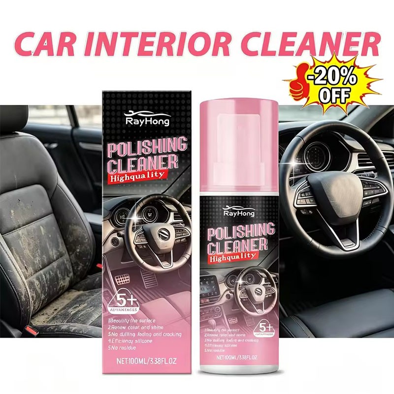 Car Interior Cleaner, Vehicle Interior Polish | Interior Detailer Spray-2026 NEW