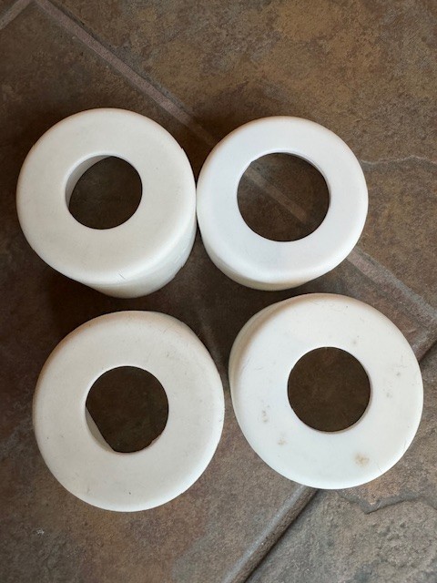 Norwex Silicone Sleeves Bumpers Replacement Forever Bottles White