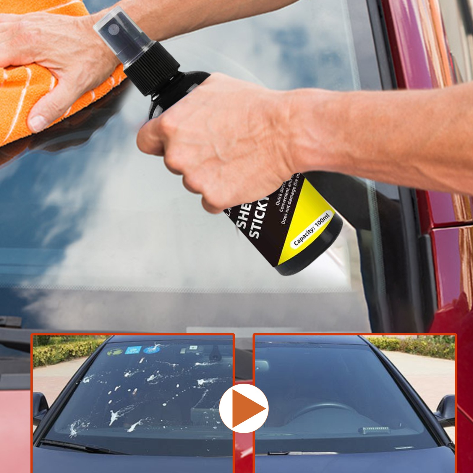Bird Poop Remover Car Adhesive Remover Tree Sap Remover Cleaning