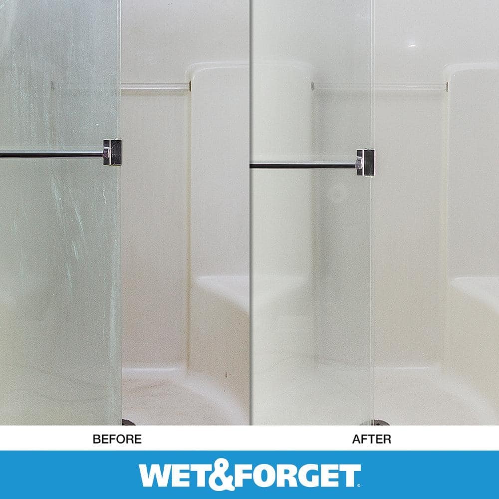 Wet & Forget Shower Cleaner Spray Multi-Surface Weekly Application