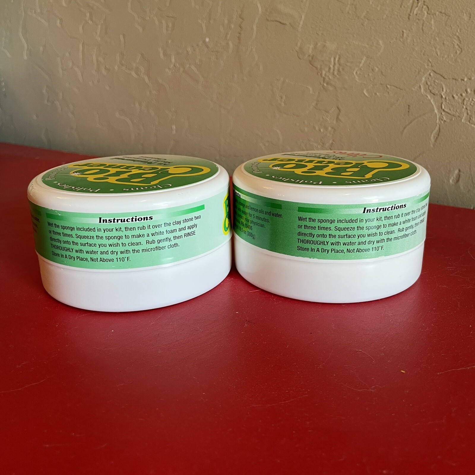 Bio Cleaner Natural And Citrus 10.5 Oz. Multi Purpose Clay Cleaner 2 Pack NEW