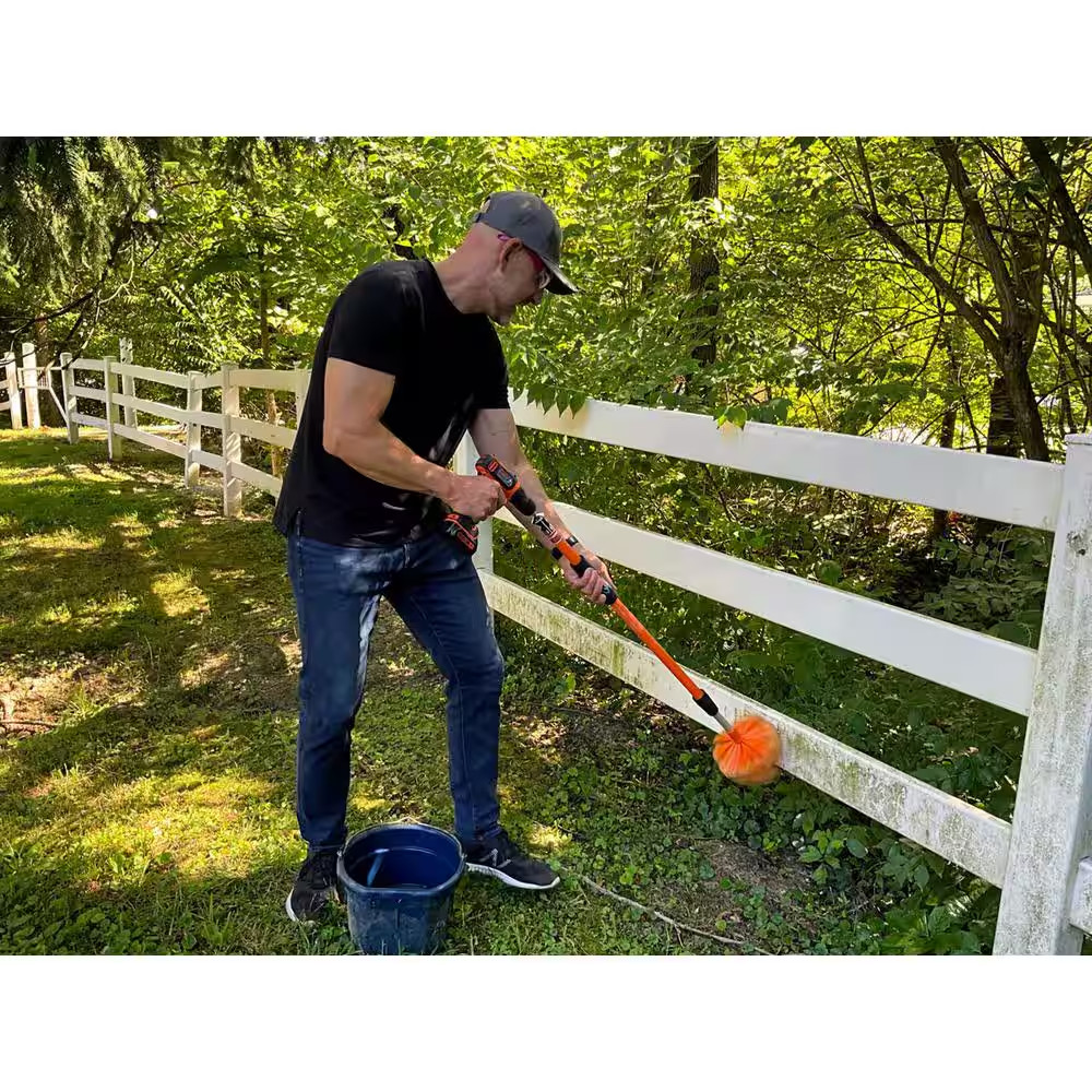 Extendable Multi-Purpose Drill Powered Rotary Scrubber Cleaning Brush