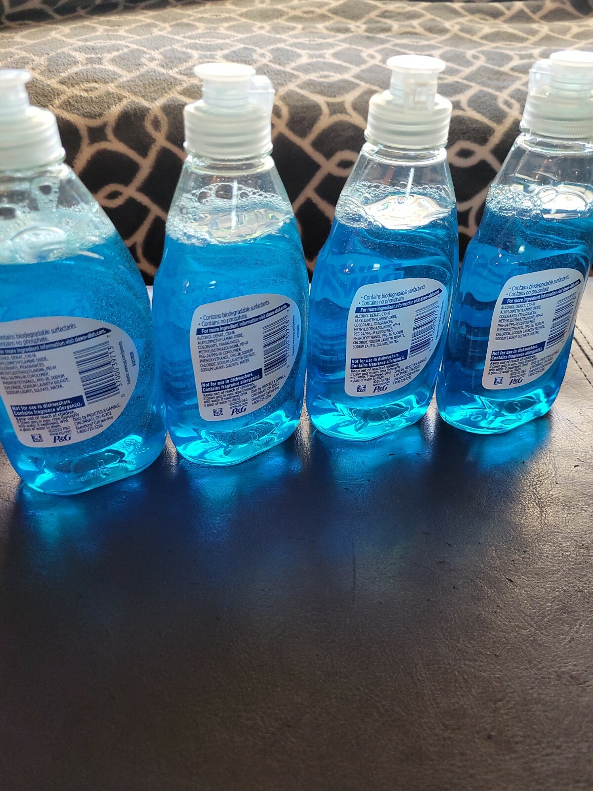 4 pack of dawn ultra dishwashing liquid 7oz each