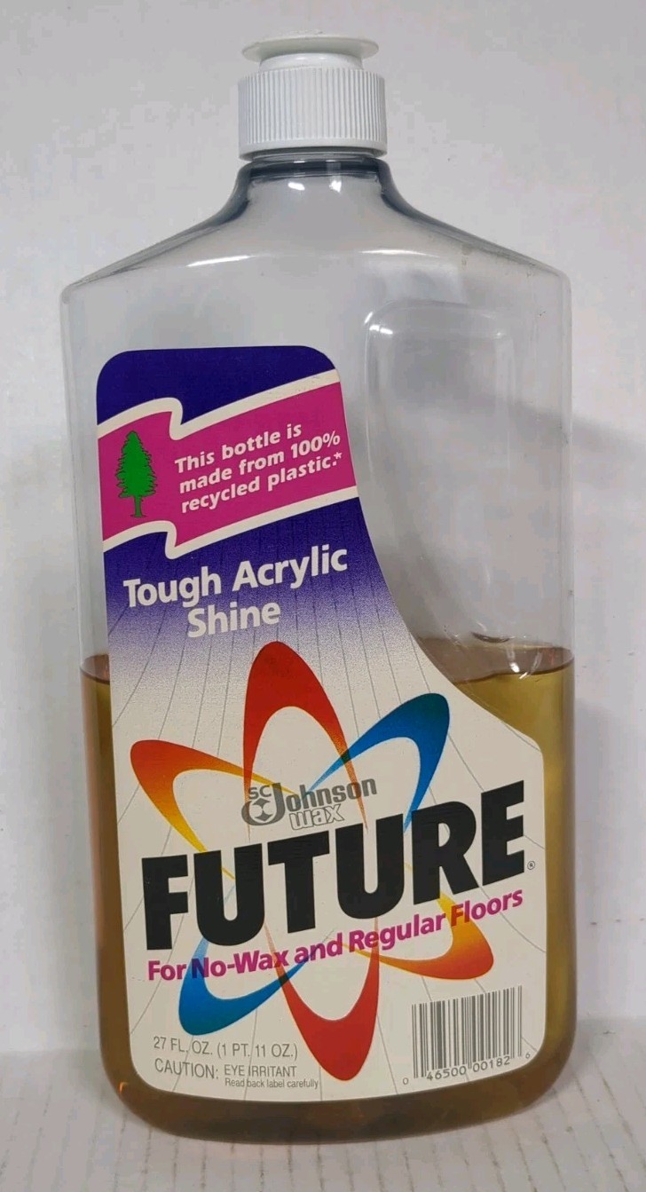 ​SC Johnson Future Acrylic Floor Finish Polish Vintage Discontinued Prop