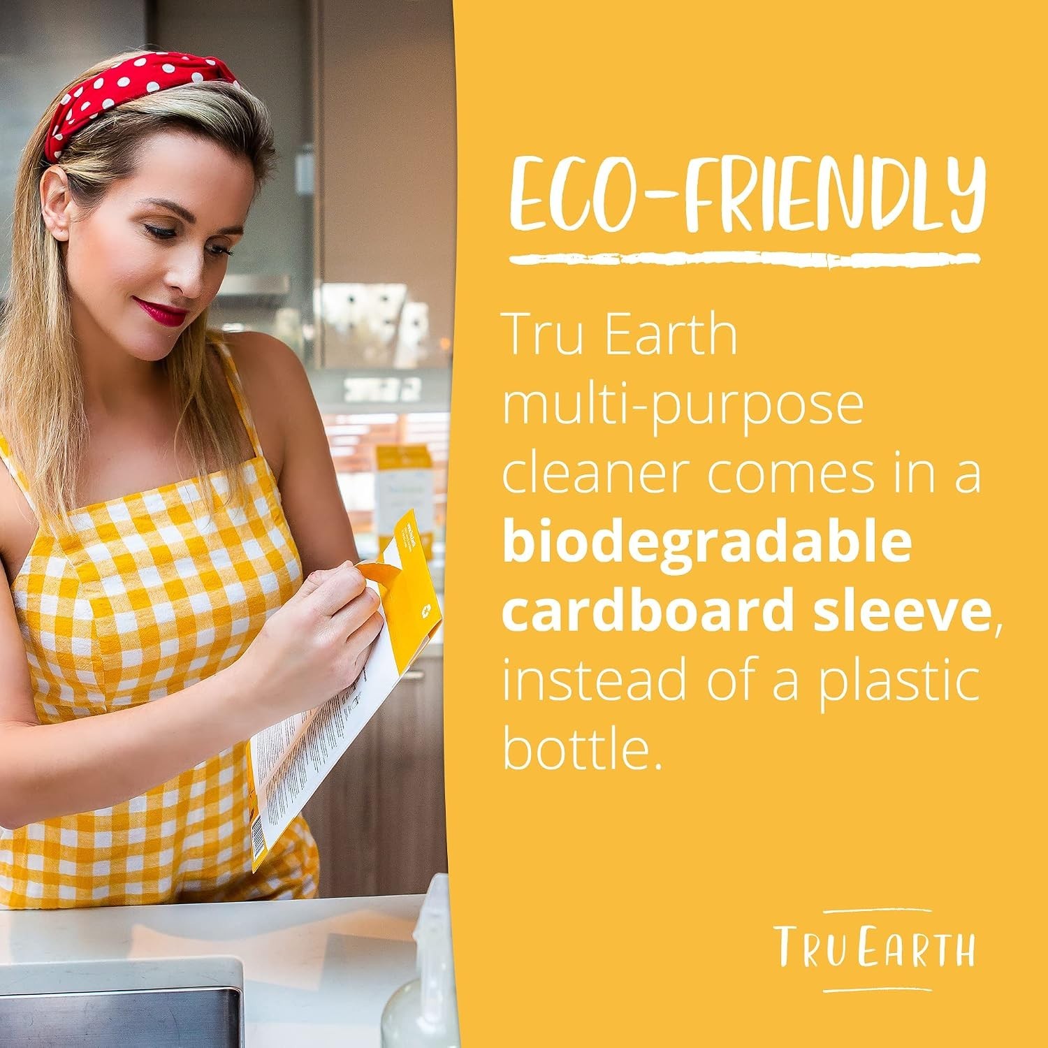 Eco-Friendly Multi-Surface Cleaner Strips, Fresh Lemon Scent
