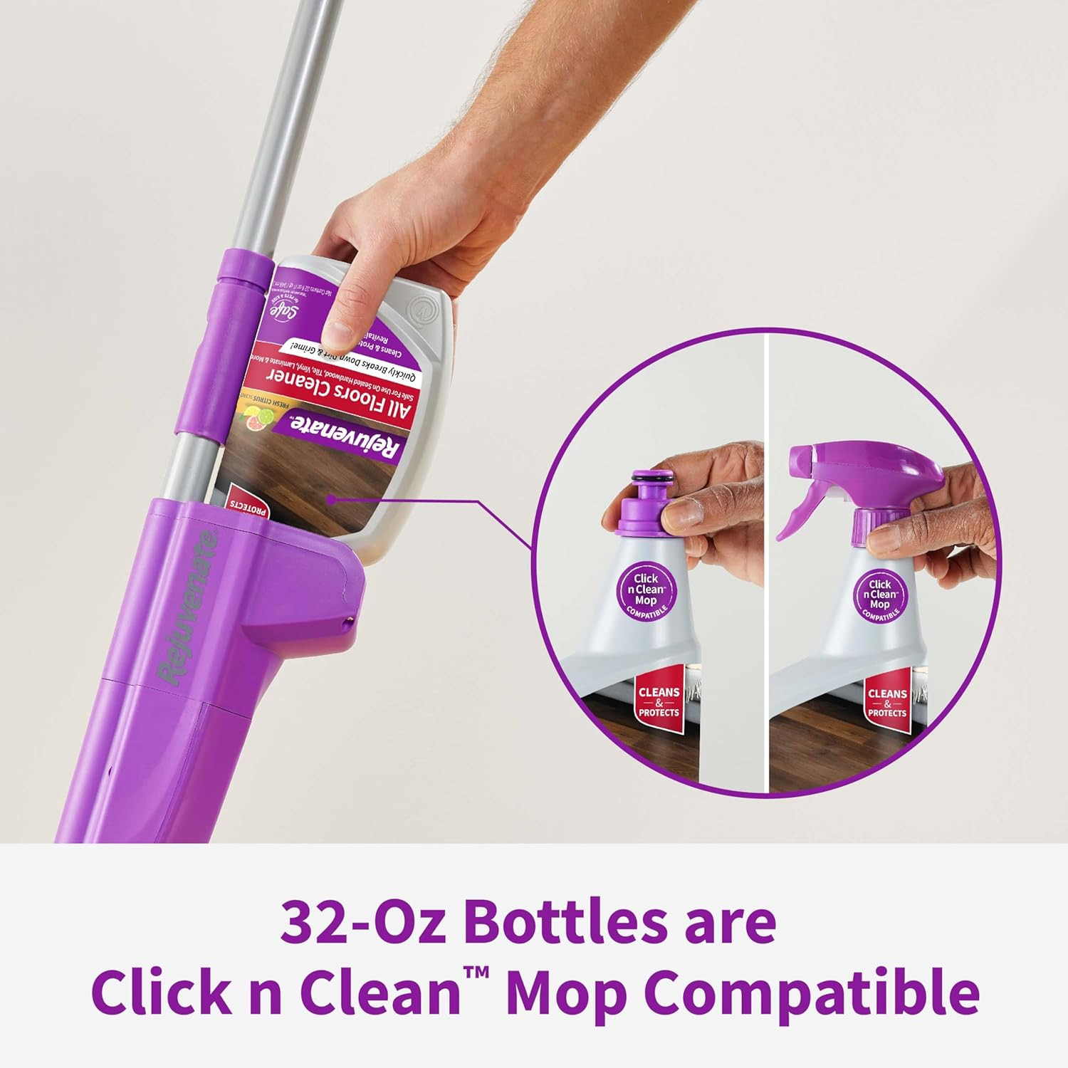 Rejuvenate All Floors Cleaner Refill, Breaks down Dirt and Grime, Cleans and Pro