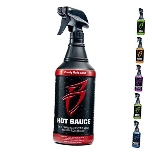 Hot Sauce Premium Hard Water Spot Remover w/High-Gloss 32 Ounce (Pack of 1)