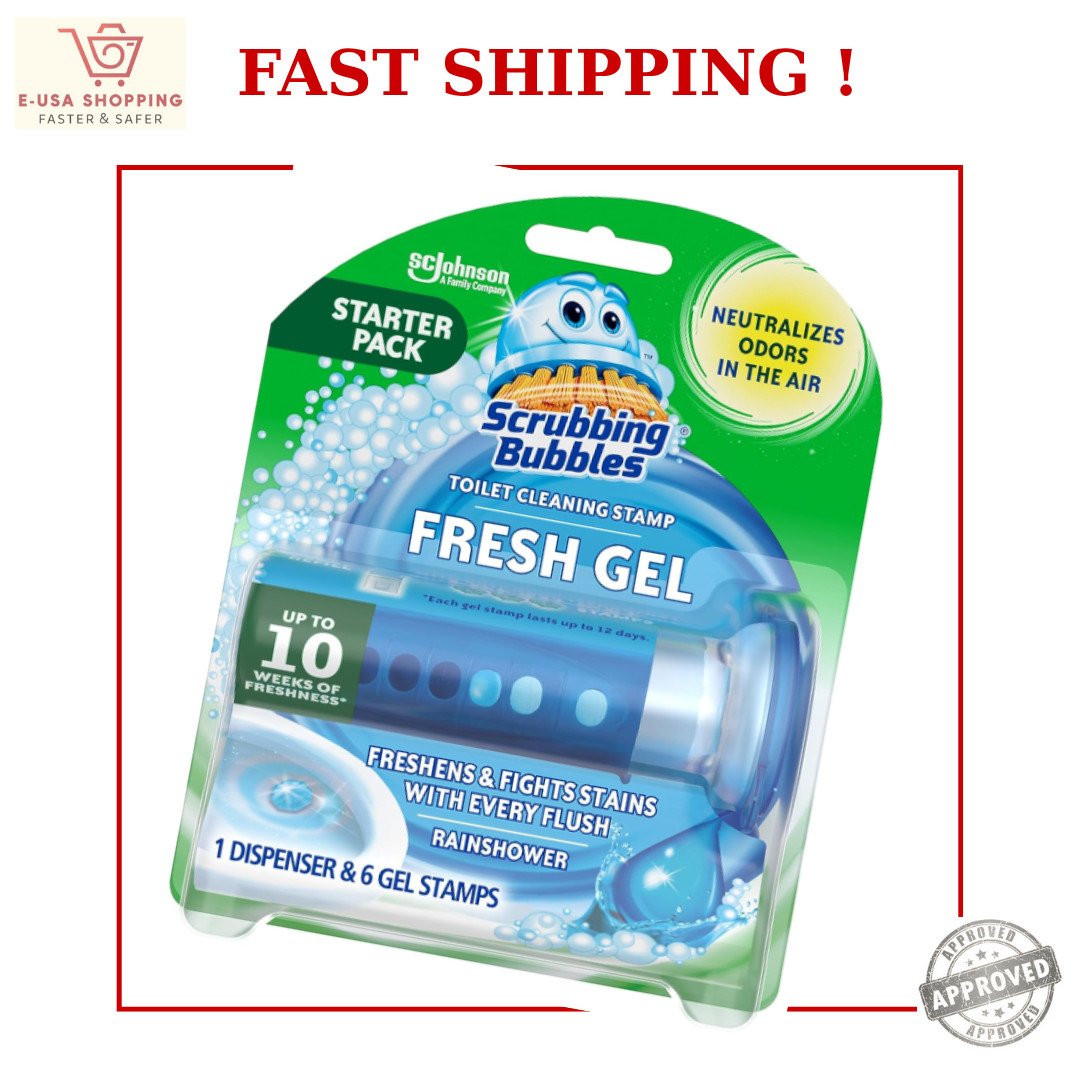 Scrubbing Bubbles Toilet Gel Stamps, Fresh 1.34 Ounce (Pack of 1)
