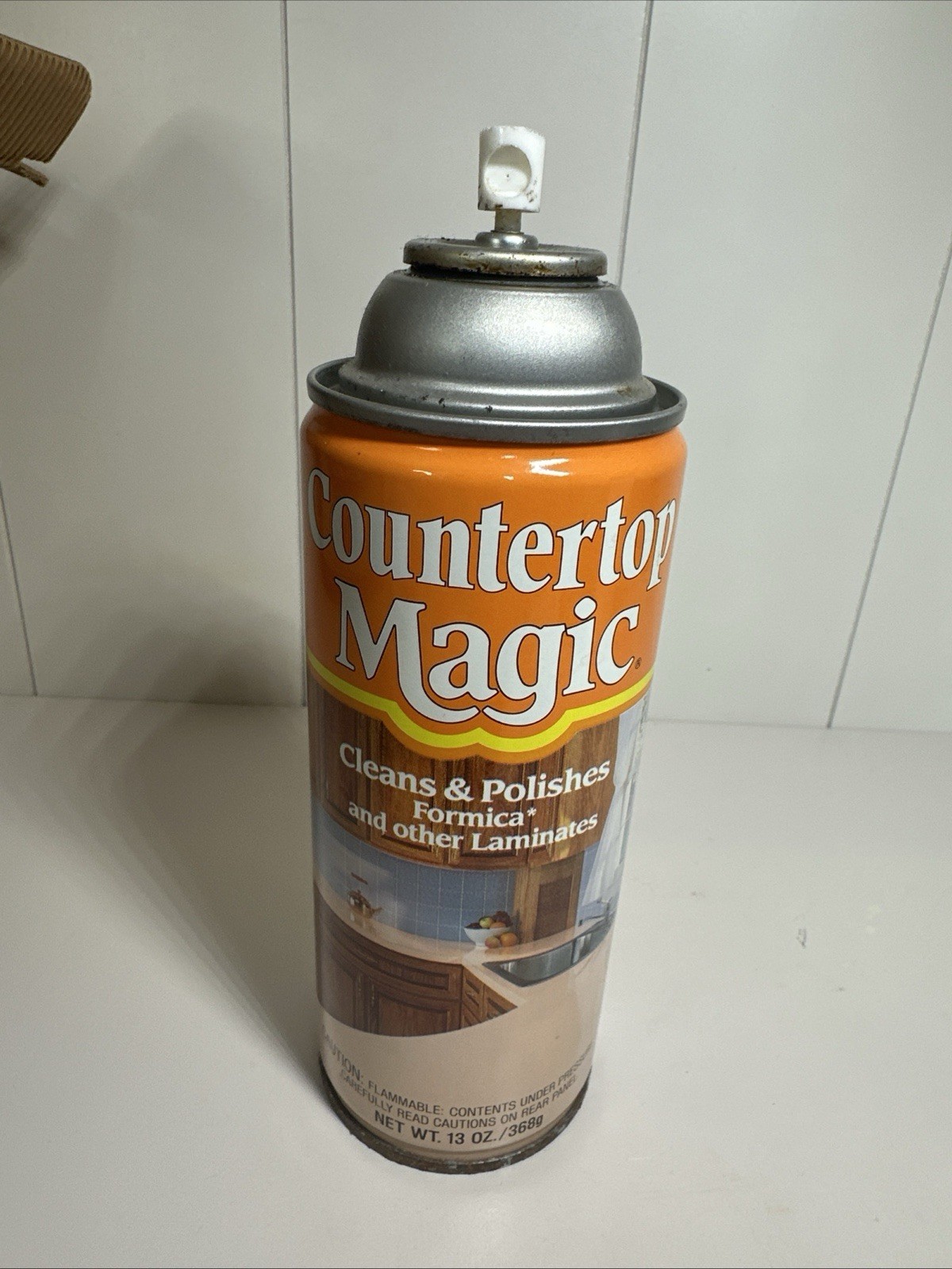 Vtg NOS New COUNTERTOP MAGIC 13 Oz Original Aerosol Spray Formica Laminate Full