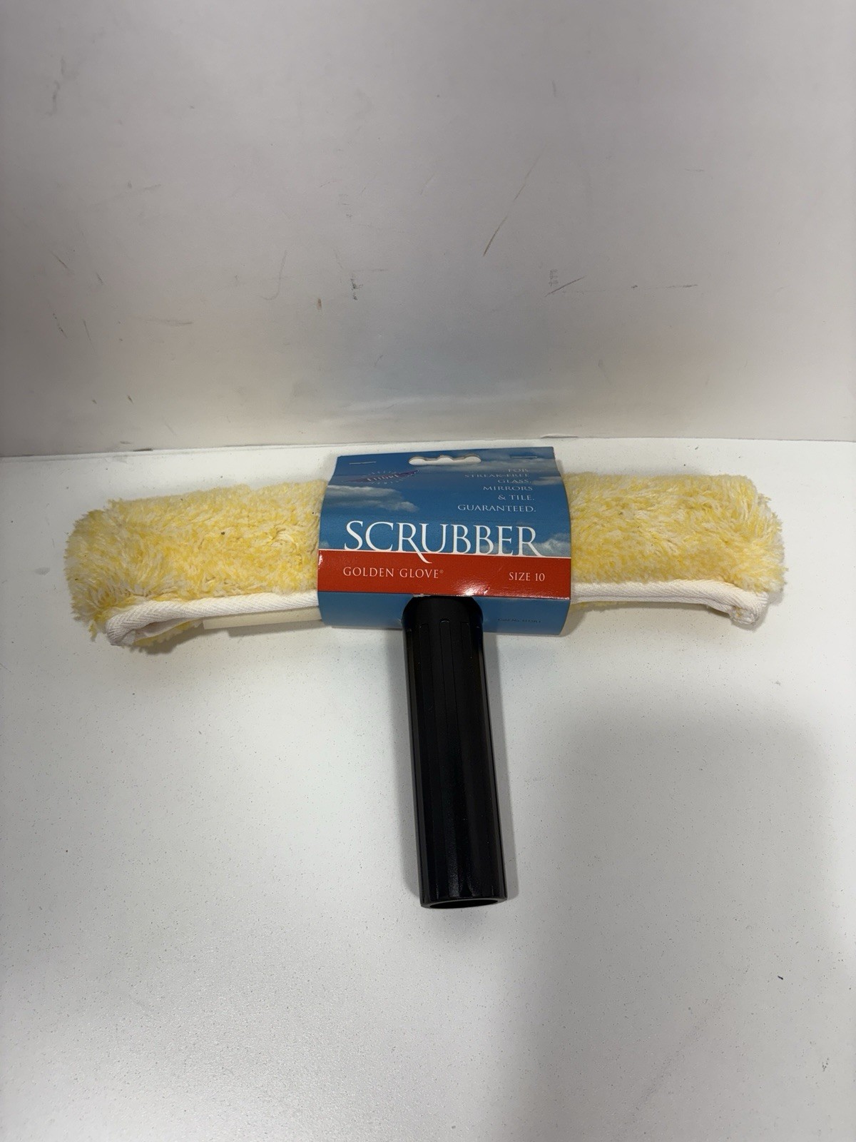 Ettore Scrubber Sz 10 Mighty Window Washer 10-Inch Yellow Vintage New!