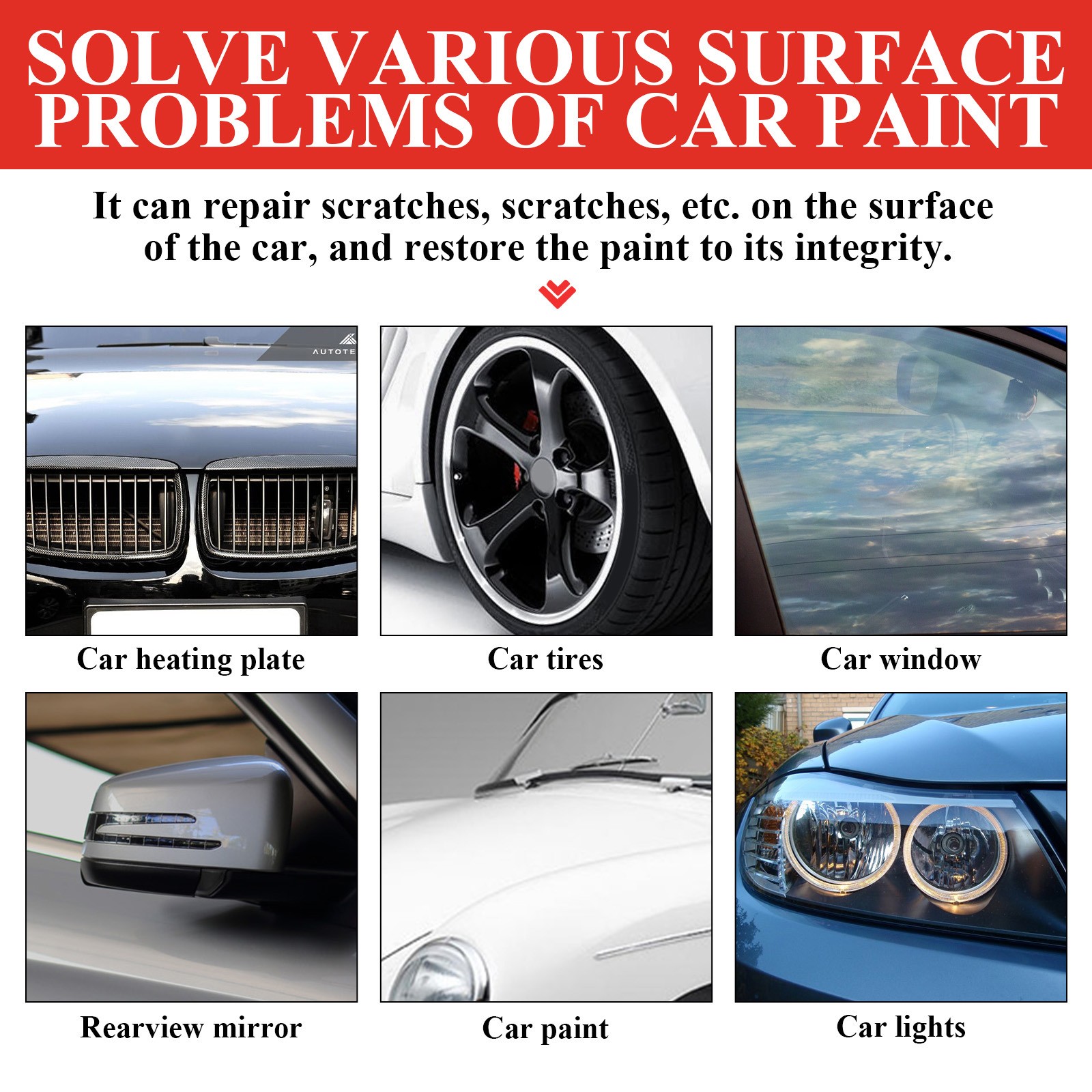 Scratch Maintenance Agent – Car Paint Repair Cleaning Cloth Tool Use 🚗