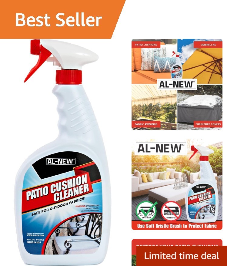 Easy-To-Use 32 Oz Outdoor Fabric Cleaner – Revitalize All Your Patio Essentials