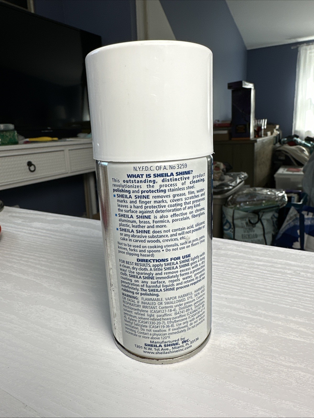 Sheila Shine – 10 oz Aerosol – Stainless Steel Polish & Surface Preservative