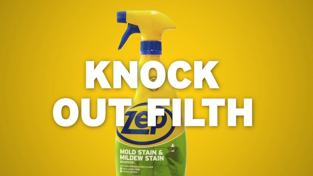 ZEP 32 oz. Mold and Mildew Stain Remover Ready to Use Formula & Whitens Surfaces