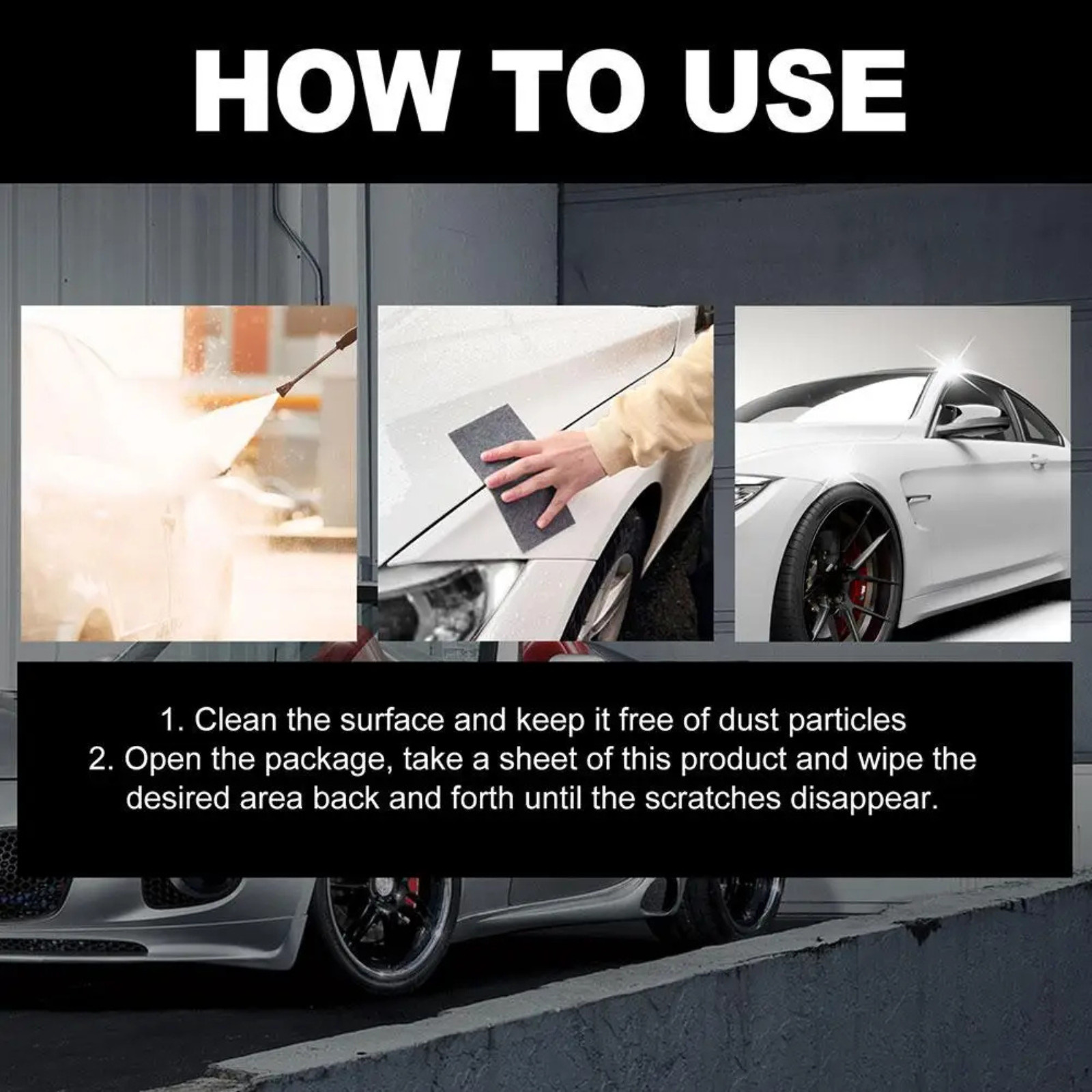 Nano Polix Car Scratch Remover Cloth 6 Packs – Auto Paint Scratch Repair Towel