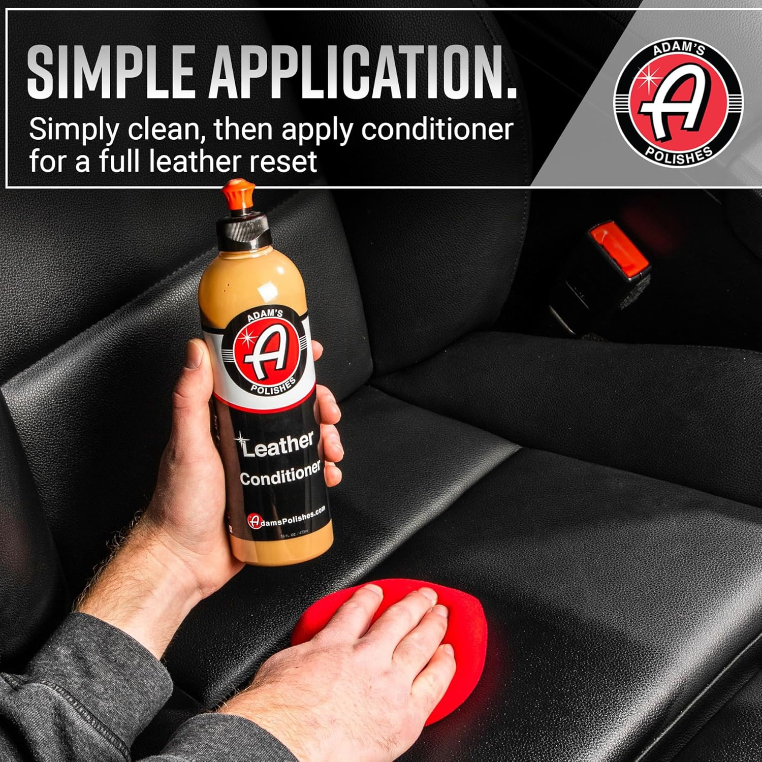 Leather Care Kit – Leather Cleaner & Conditioner Car Cleaning Supplies | UV Prot