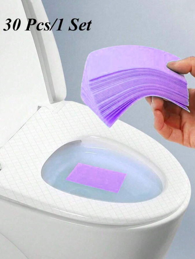 30pcs Toilet Cleaning Tablets, Low-odor, Removes Stains From Toilet Bowl – NEW