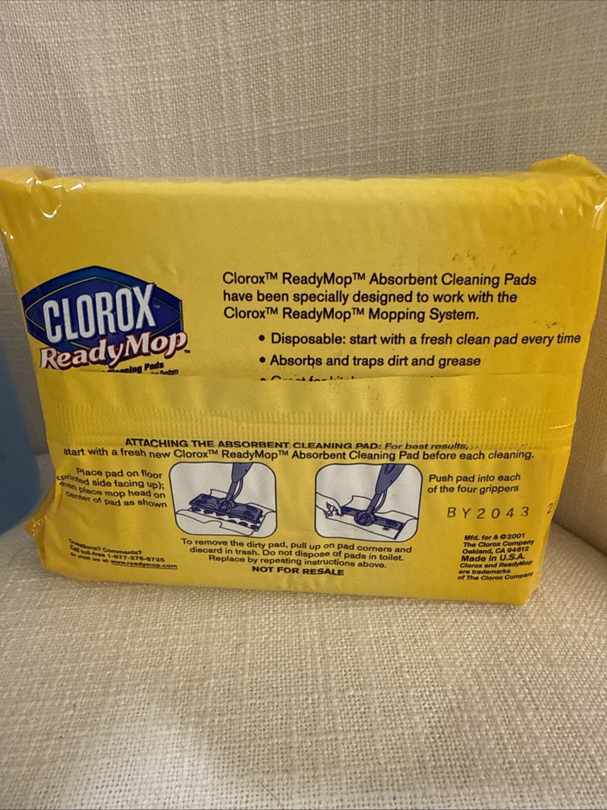 Clorox Ready Mop Floor Clean REPLACEMENT Bottle Cleaning Pads & Pump Mechanism