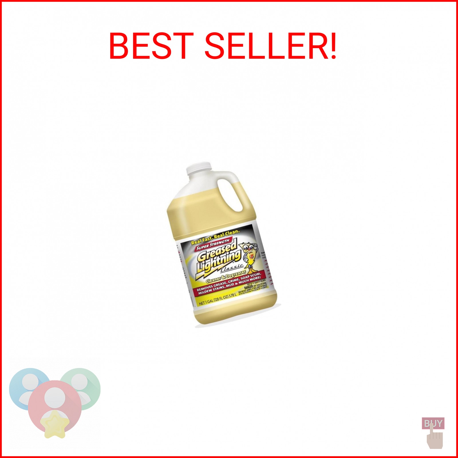 Greased Lightning 204HDT All Purpose Cleaner/Degreaser 128 oz (1)