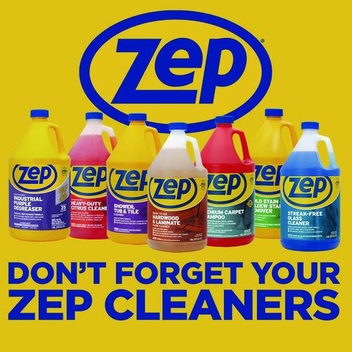 Zep Commercial Professional Spray with Trigger Sprayer, 32 oz Bottle, Clear