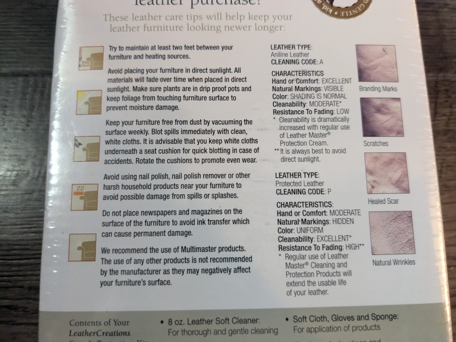 LEATHERCREATIONS Leather Care & Protection Kit Leather Creations