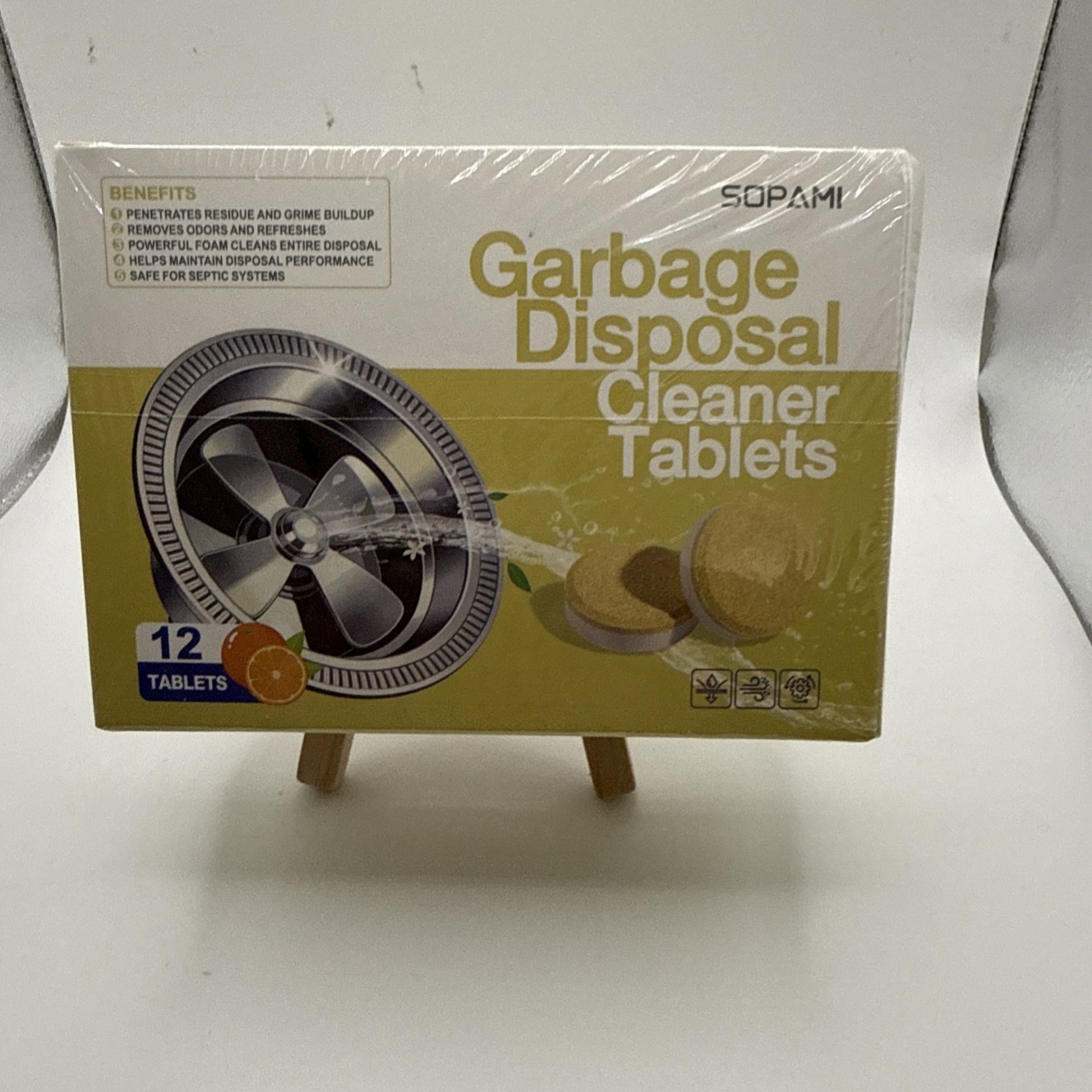 Garbage Disposal Cleaner Tablets-12 Tabs- Great Price!