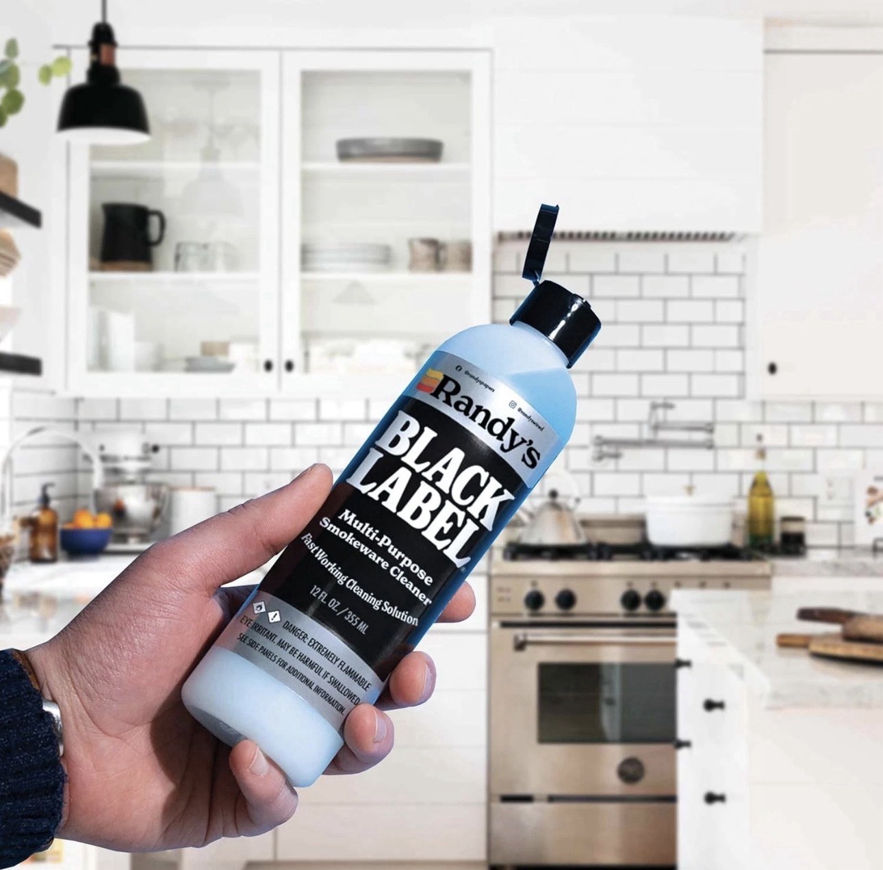 Randy’s Black Label Cleaner 8 12oz Fast Working Multi-Purpose Smokeware Cleaning
