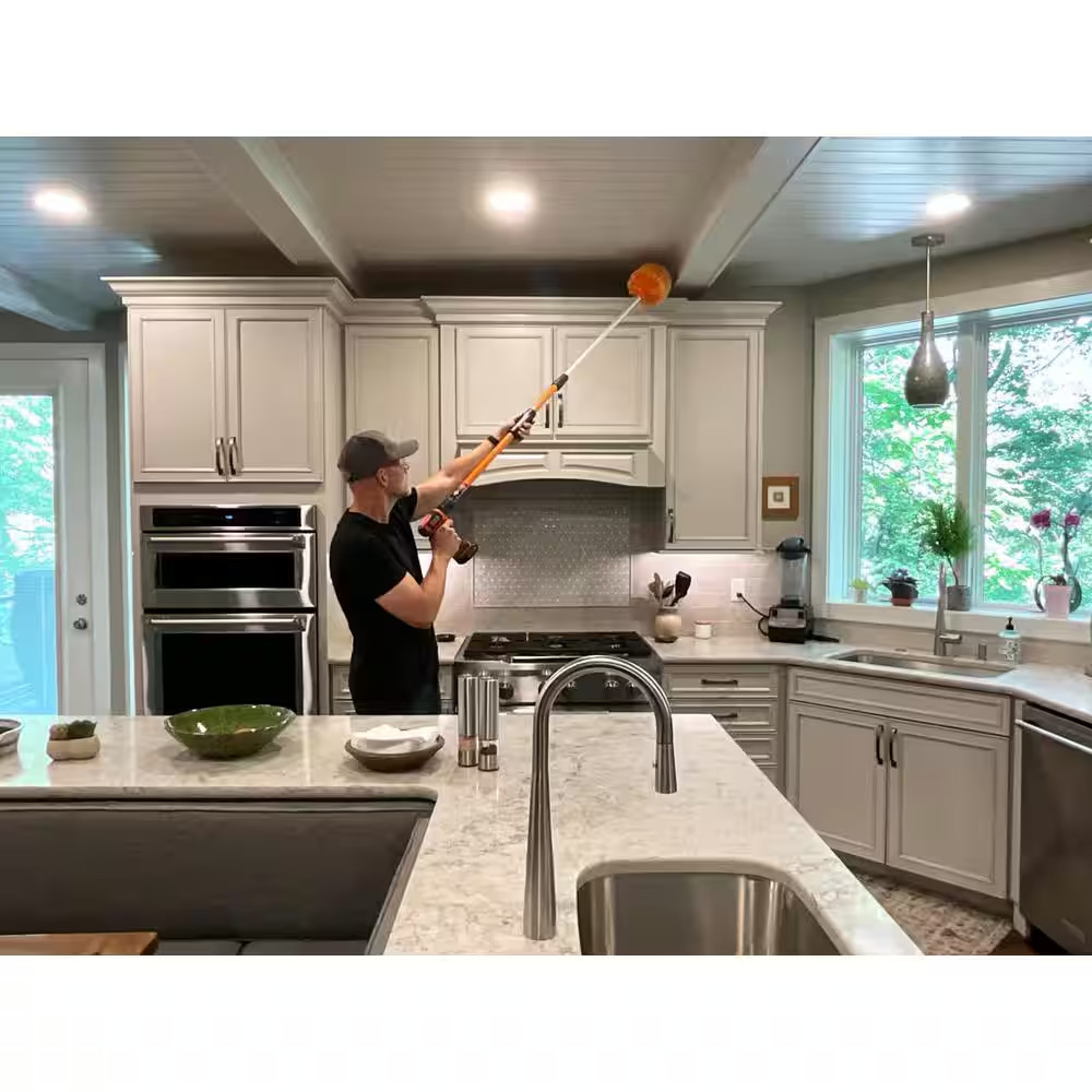 Extendable Multi-Purpose Drill Powered Rotary Scrubber Cleaning Brush