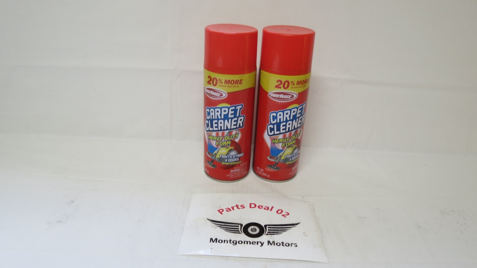 Lot 2 Power House Carpet Cleaner 10 Fl Oz Removes Spots Stain Fights Odors