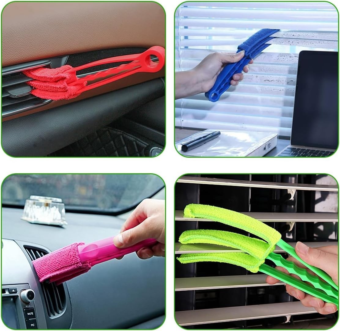 Washable Blind Cleaner Tool Set for Effortless Dusting of Hard-to- Areas