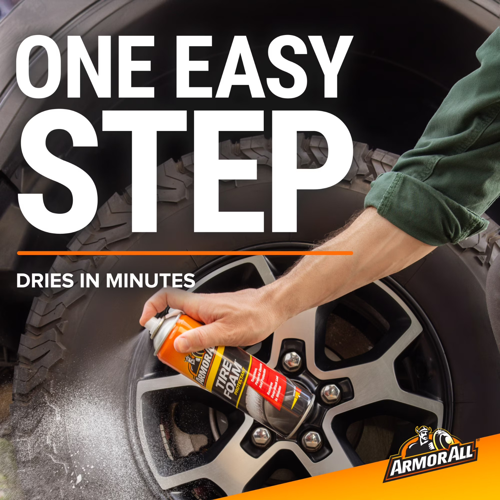 Armor All Tire Foam Protectant 20oz Automotive Spray Pack of 4 Free Shipping