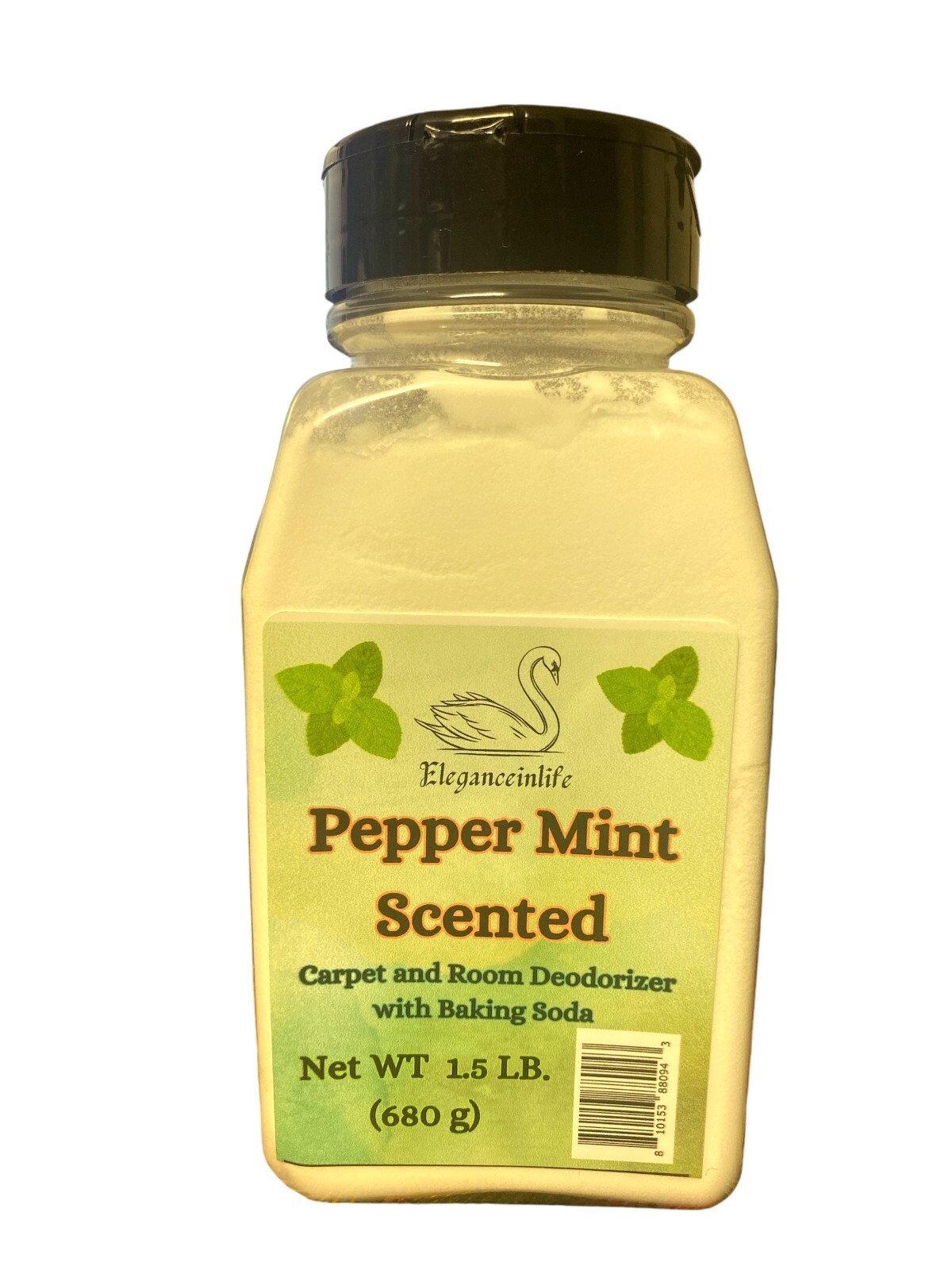 Peppermint Scented Carpet and Room Deodorizer with Baking Soda 1.5 LB 680g-2pk