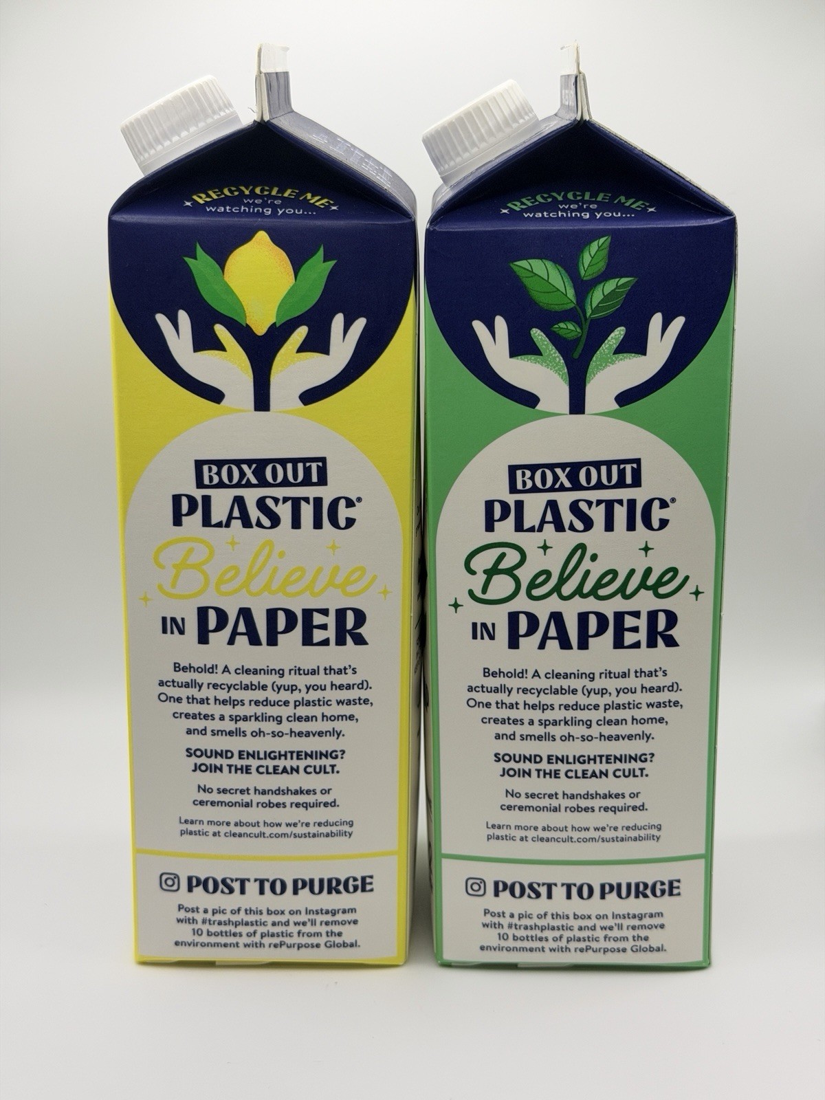You Choose-Clean Cult Dish Soap Liquid Refills Plant Based Lemon Verbena -Basil