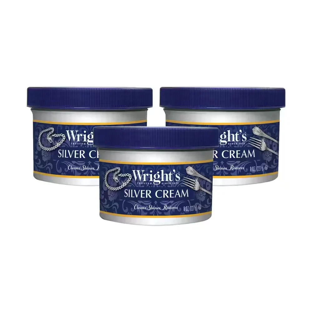 Wright’s Silver Cleaner and Polish Cream – 8 Oz 3 PACK