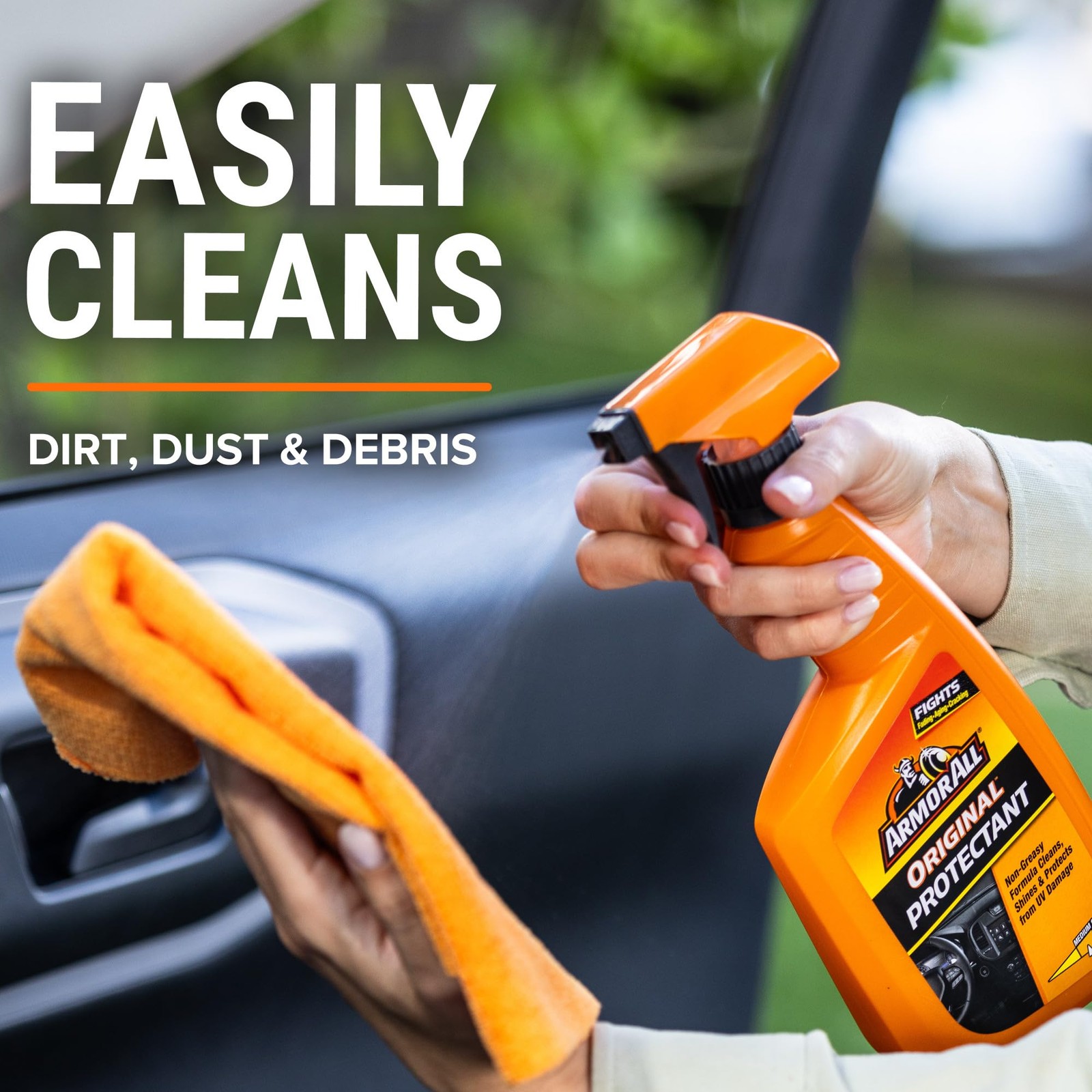 Shine Protectant Spray for Car Vinyl Rubber and Plastic 28 fl. oz.