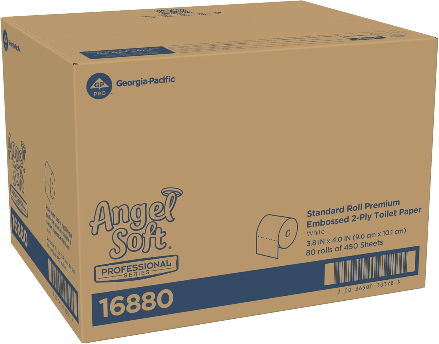 Georgia Pacific Professional 16880 2-Ply Angel Soft Tissue (80 Rolls/Carton)