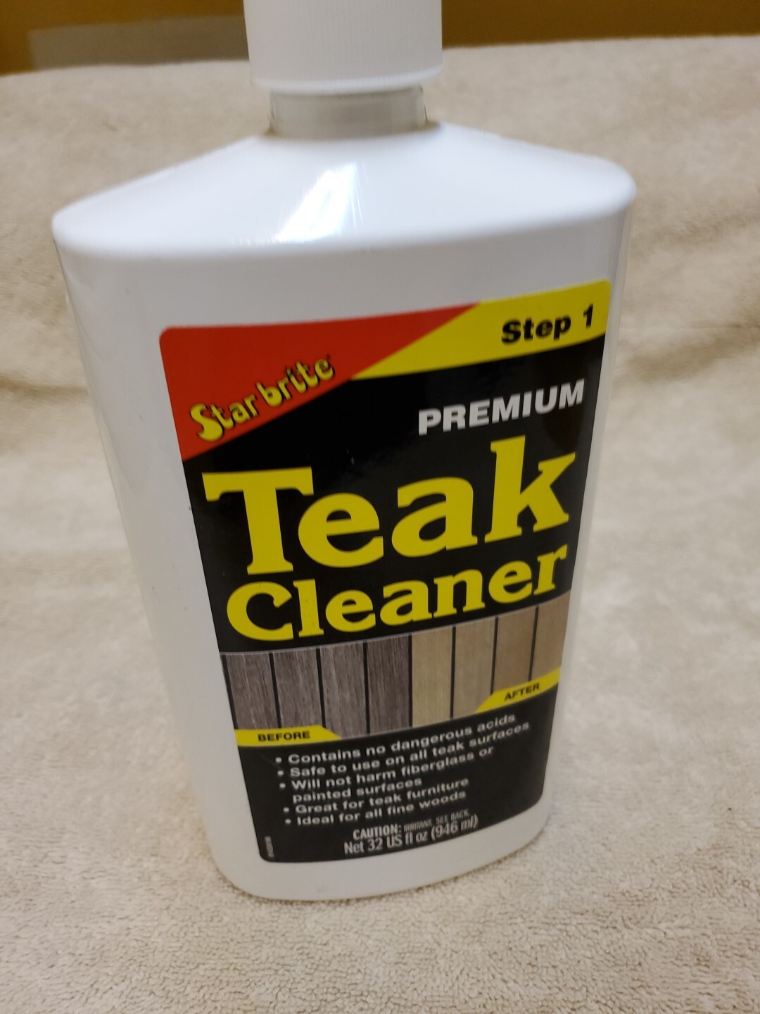 Star Bright Premium Teak Cleaner/Step One 32 Ox