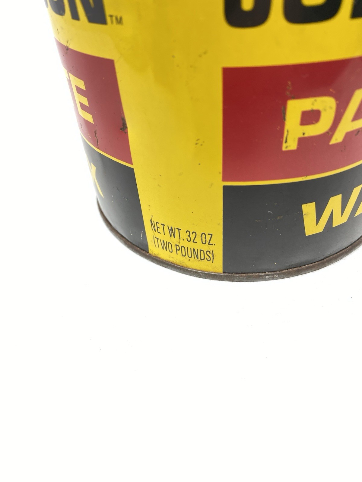 SC Johnson Paste Wax LARGE 2lb (32oz) Can 35oz/2lb3oz Total Weight Discontinued