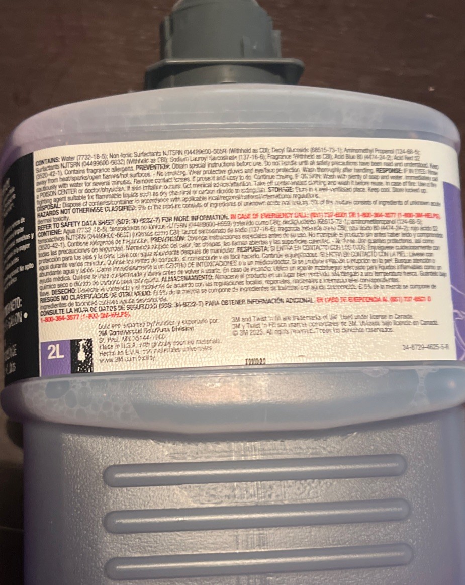 3M Cleaner Concentrate Heavy Duty Multi Surface 2 Liters – Twist Fill 3M 2L
