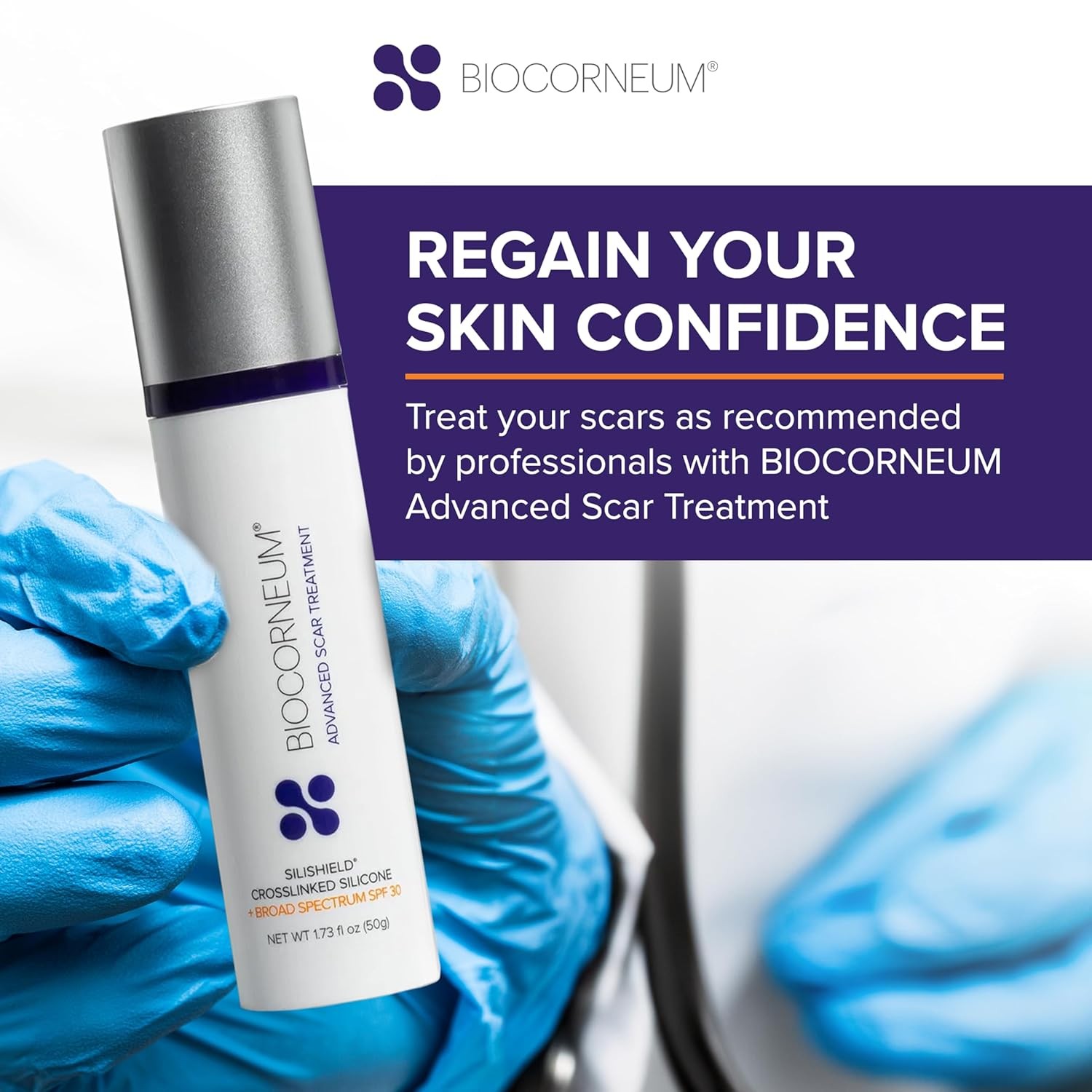 Advanced Scar Treatment with Silishield? & SPF 30 10g ?C Made in the USA, Fast-