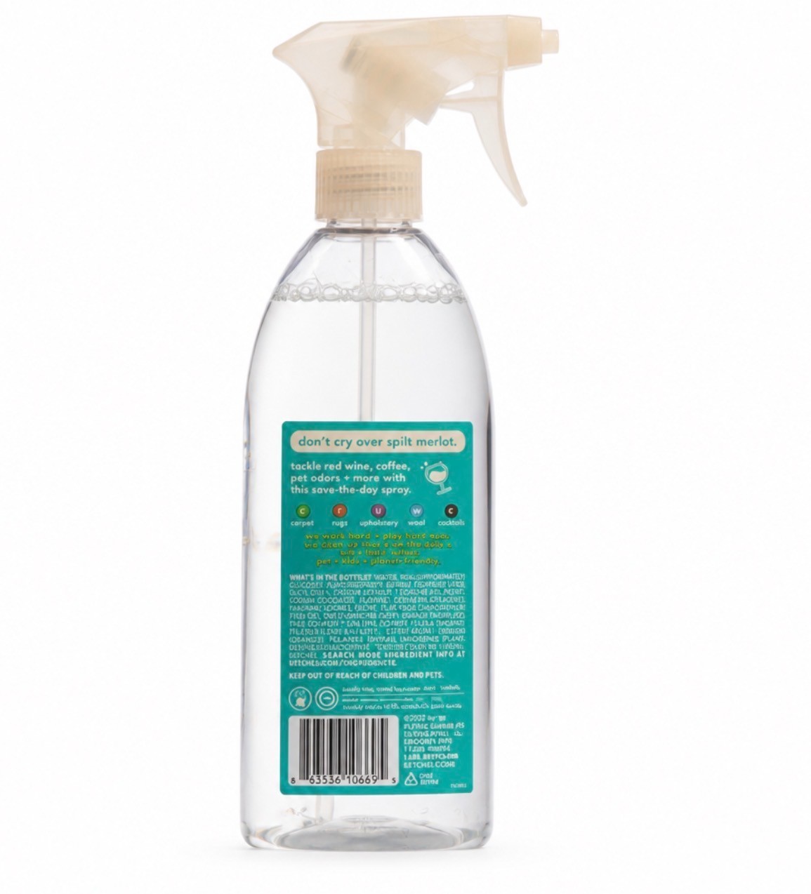 Method Stain & Odor Treatment Spray Spearmint Sage Scent Plant Based 20 oz (1)