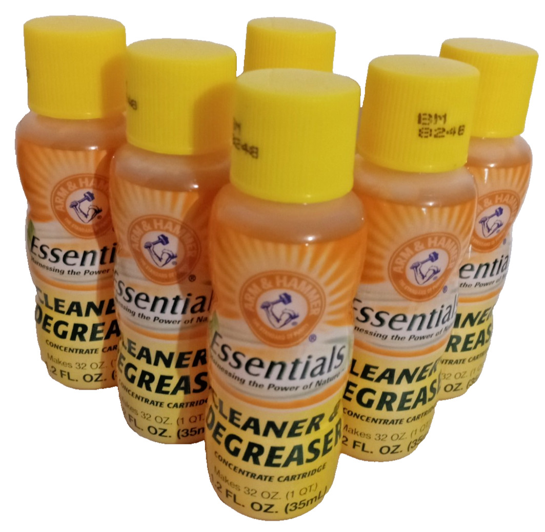 New Lot 6x Mulit-Purpose CLEANER & DEGREASER Arm & Hammer Concentrate Cartridge