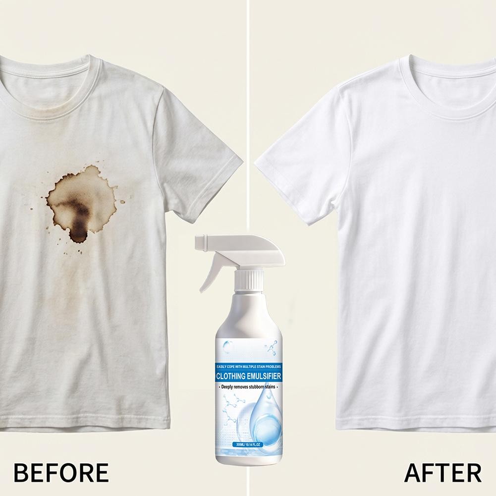 Clothing Emulsifier, Fly Cloth Cleanse Clothing Emulsifier StainRemover Spray
