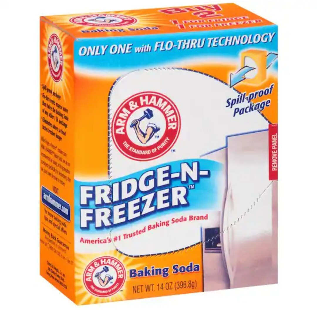 5x Arm Hammer Baking Soda Fridge-n-Freezer Odor Absorber Eliminator Air Freshner