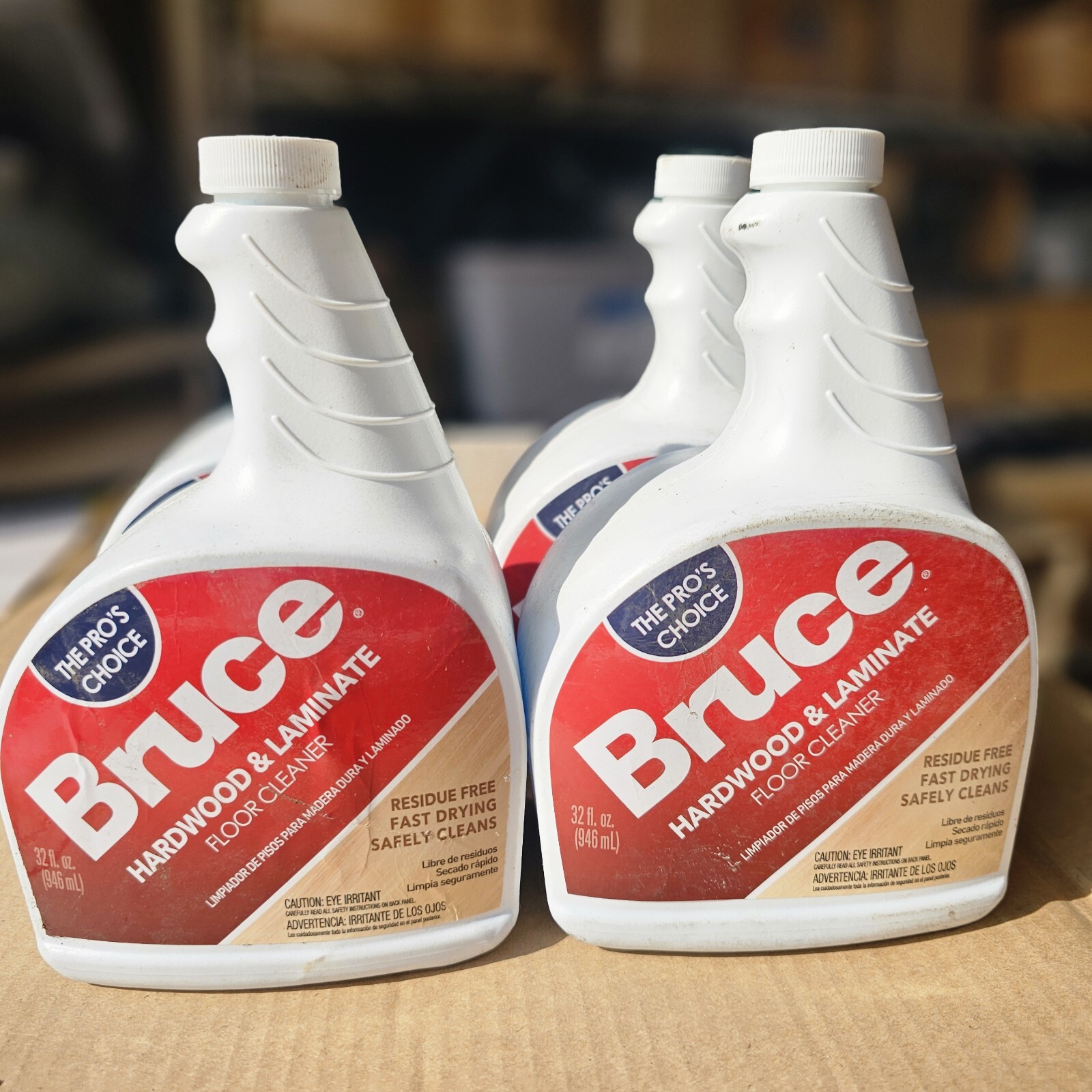 4 PK Bruce Hardware & Laminate Floor Cleaner Liquid 32 oz