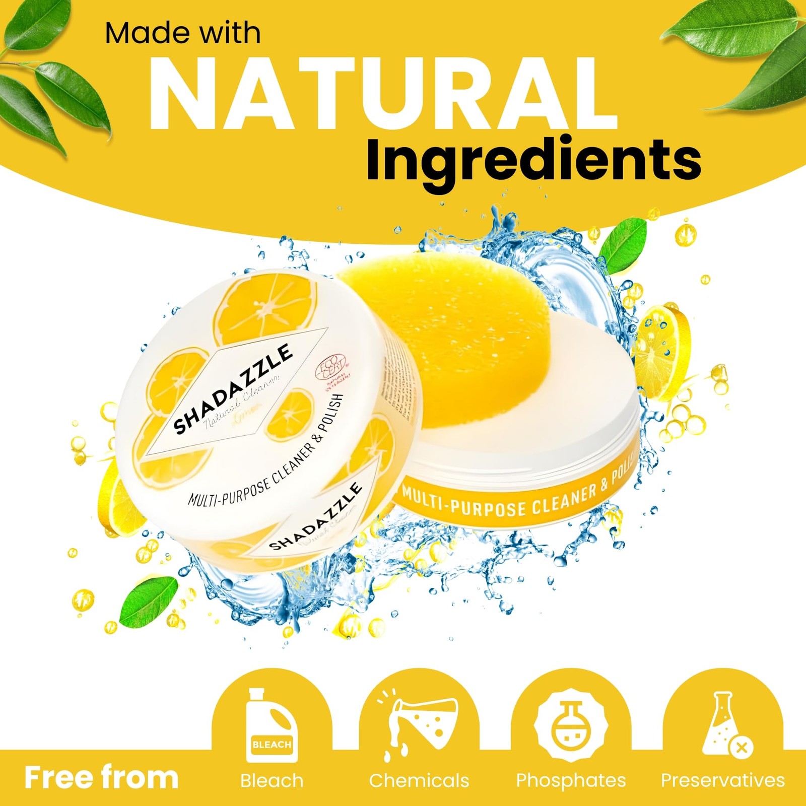 Natural All Purpose Cleaner and Polish – Eco friendly Multipurpose Cleaning P…